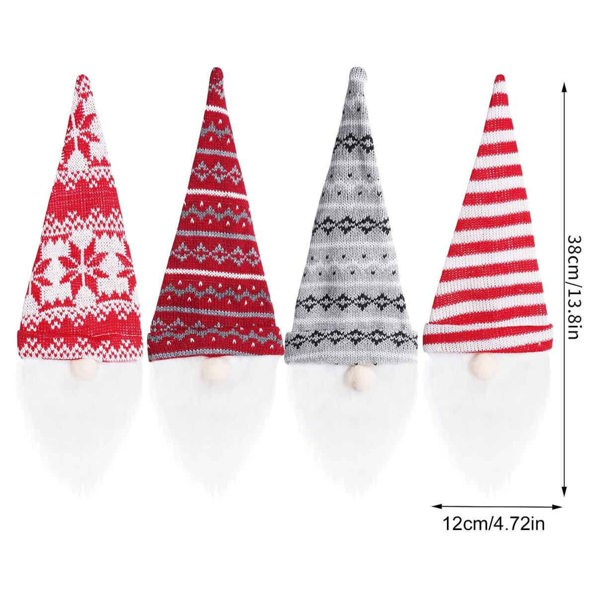 4PCS Christmas Gnome Wine Bottle Covers