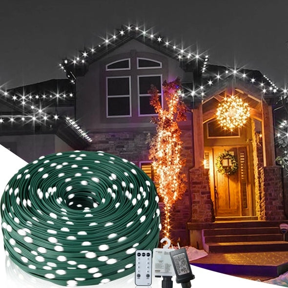 328FT Christmas Rope Lights – 1000 LED Outdoor String