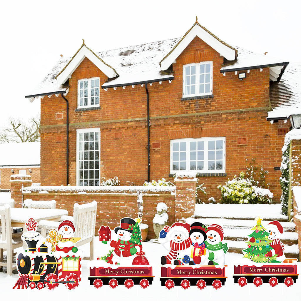 4PCS Christmas Garden Decorations