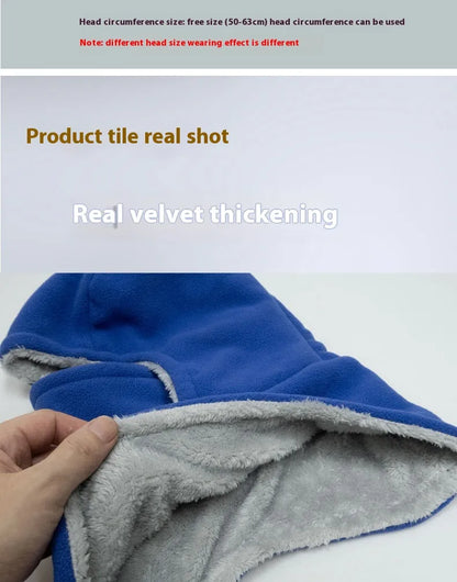 CozyShield™ Winter Fleece Hooded Scarf