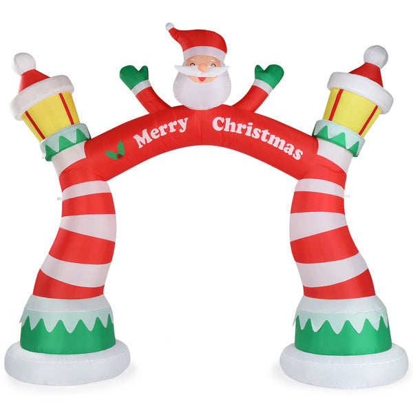 Inflatable Christmas Arch with LED Lights 8.9FT