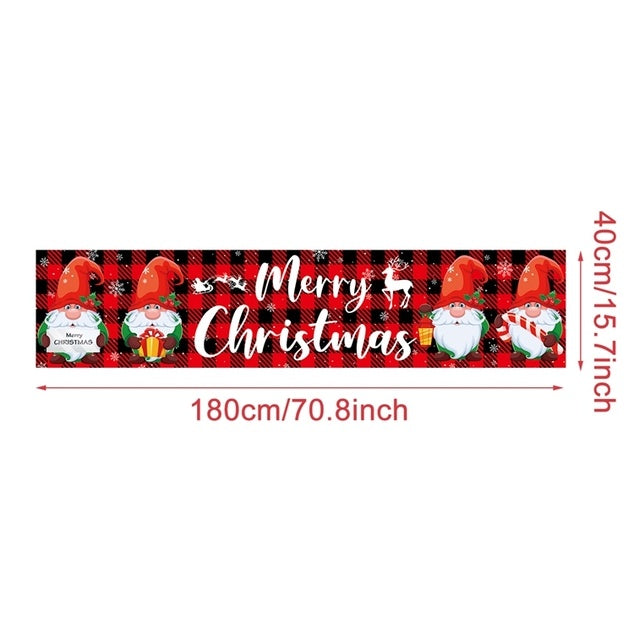 Christmas Outdoor Banner Backdrop Christmas Decoration