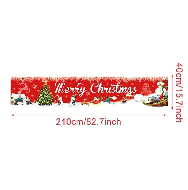 Christmas Outdoor Banner Backdrop Christmas Decoration
