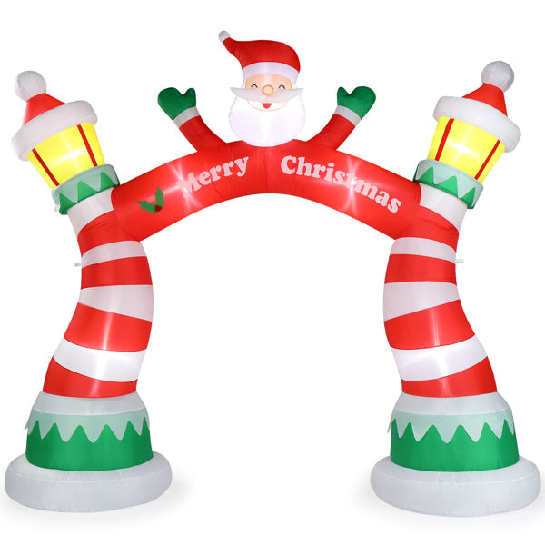 Inflatable Christmas Arch with LED Lights 8.9FT